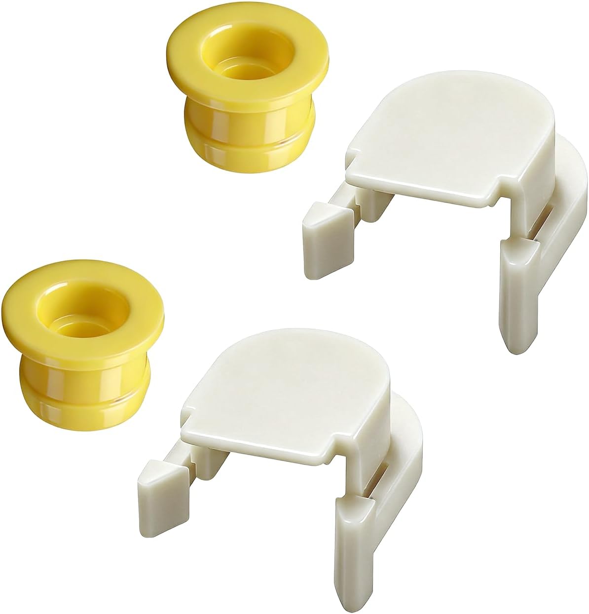 2Set of Transmission Shifter Bushing Set KV6Z7K340A and DG9Z7S004A - For Ford Shifter Linkage Bushing and shift cable cap - For Ford Edge, Escape, Fusion, Transit Connect, C-Max (2)