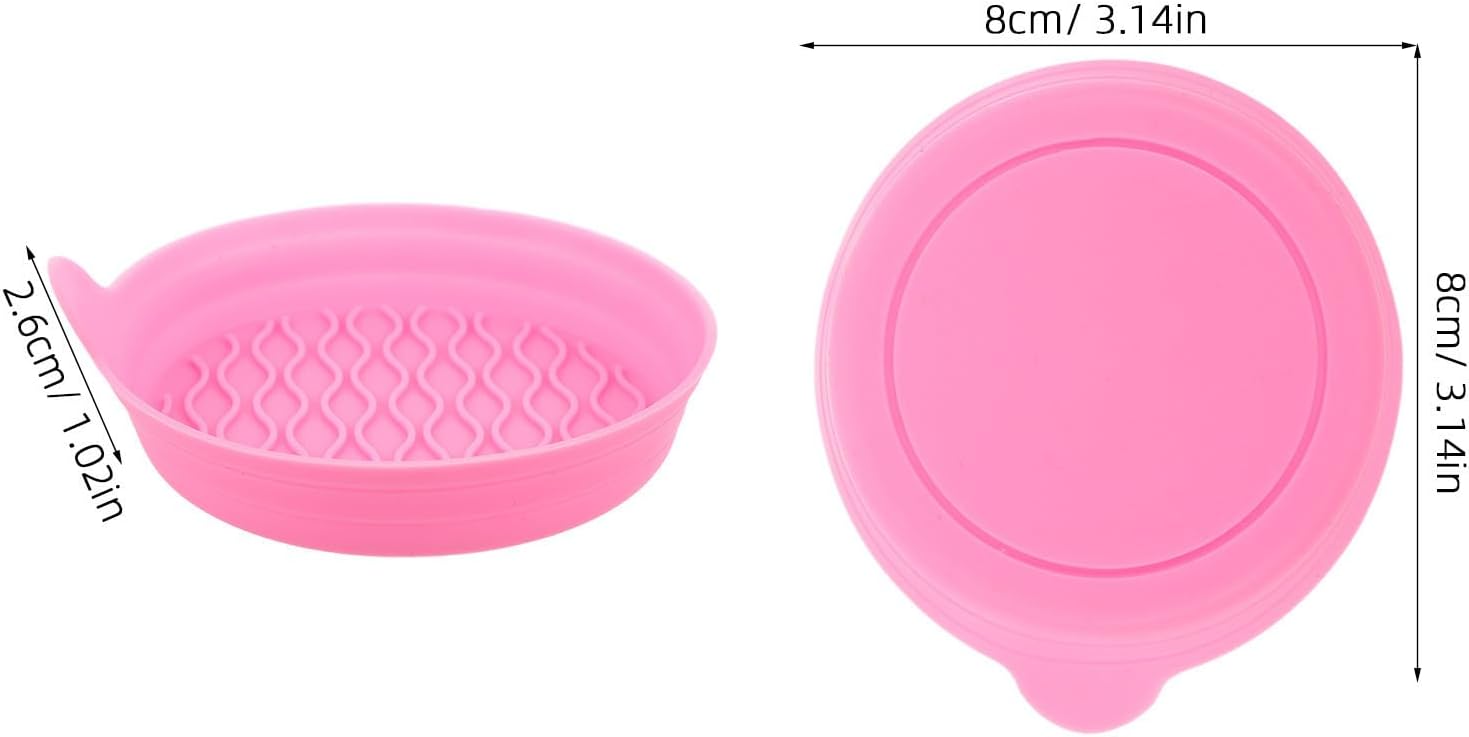 Car Cup Holder Coasters Car Interior Accessories 6pcs Silicone Pink for Women Non-Slip Waterproof Easy Installation image 2