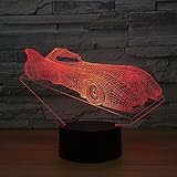 1. Este producto es una luz 3D acrílica transparente, 7 variaciones de color: rojo, verde, azul, amarillo, cian, morado, blanco.