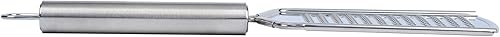 Miniatura 14 de Restaurantware Stainless Steel Fine Cheese Grater - German Standard Lemon Zester with Ergonomic Handle, Sharp Blades, Dishwasher Safe - Handheld