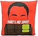 Produktbild Big Bang Theory The Sheldon Cooper That`s My Spot  ca. 40 x 40 cm  0122077 Kissen, Polyester, schwarz, 40 x 40 x 3 cm