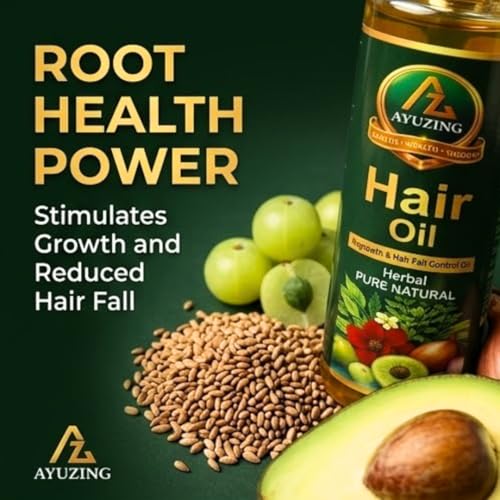 Image of Herbal Hair Oil | Ayurvedic Hair Growth & Nourishing Oil | Controls Hair Fall, Strengthens Roots & Promotes Healthy Hair