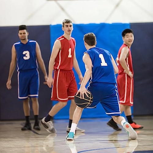 PECOGO Basketball Size 7 Official Rubber Streetball 29.5" Outdoor Indoor Mens Basketball Ball for Youth Teen Adults Boys and Girls Gift Ideas(Without pump) - Image 4