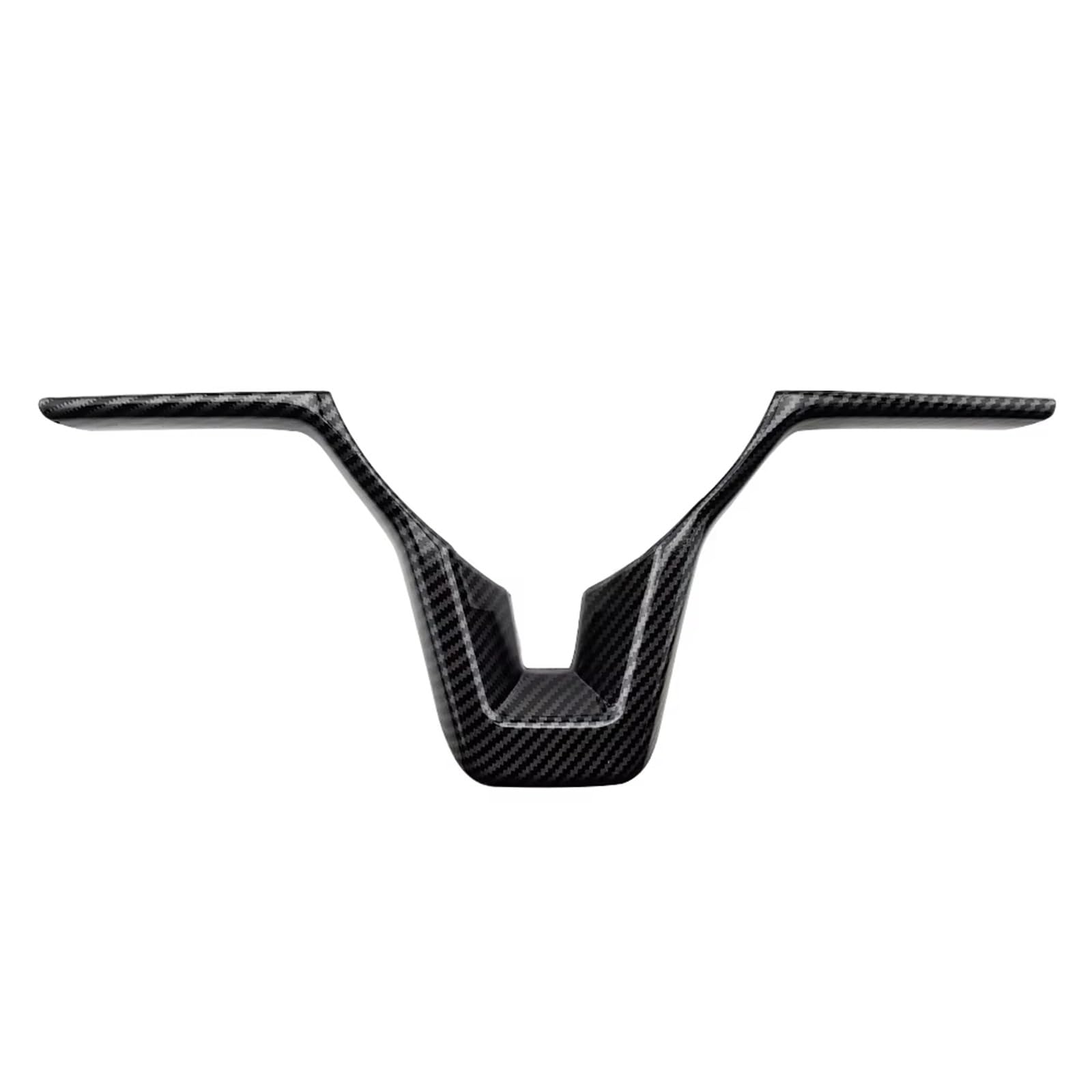 Trim Sticker Accessories Car Steering Panel Trim Sticker for Nissan for Qashqai for Xtrail for Rogue for Versa for Kicks for Leaf for Sentra Car Interior Decoration(1piece Carbon Black)