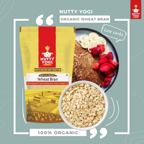 Image of Nutty Yogi Wheat Bran | Chokar Atta, Healthy and High Fibre | Fresh from Organic Farm | Add to Atta | Good for Digestive Health 800 gm (Pack of 1)