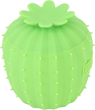Butter Crock, Food Grade Silicone Clear Water Level Sealing Lid Butter Dish with Lid French Bell Detachable Easy Clean for Homes Restaurants Green