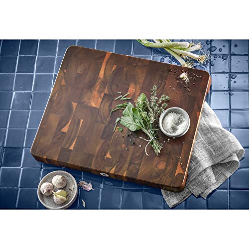 Schneidebrett XL 40 x 32 x 4 cm, Akazienholz – Bild 4