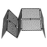 Beaupretty 防護ネット積木アクセサリー み立て障害斜面用フェンス ポスト付き ガードレール チュア戦場ジオラマ用 小動物おもちゃ用囲い