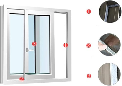 Miniatura 6 de Cinta aislante adhesiva tipo cepillo para ventanas y puertas