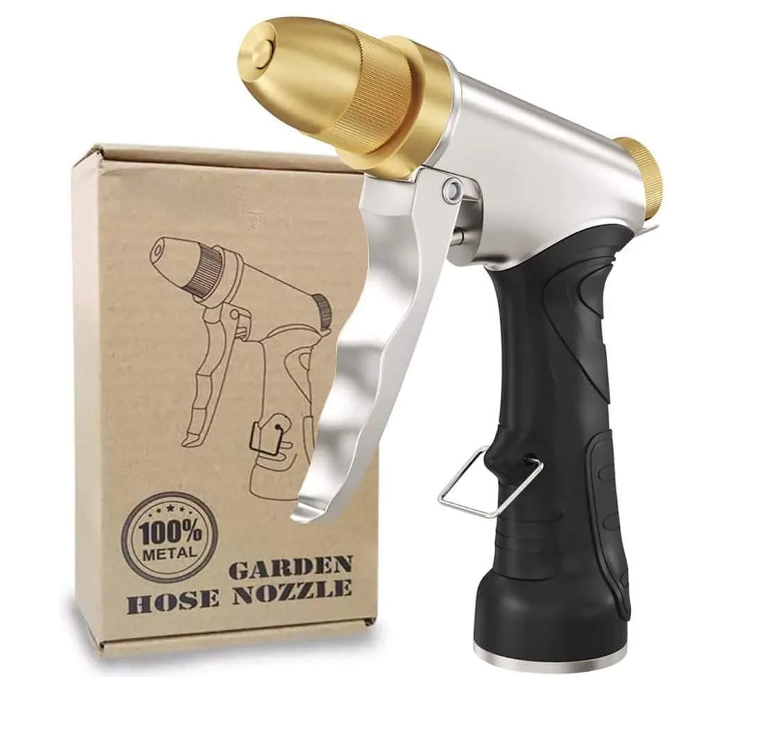 Pistola Alta Pressione Acqua Strumento Per La Pulizia Dello Spruzzo Del Tubo Da Giardino 408806 - Foto 4