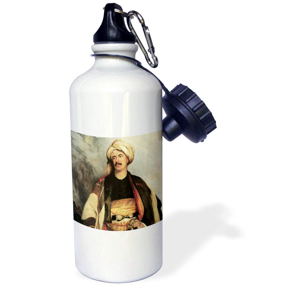 3dRose David Roberts Esq in the Dress in Wore in Palestine by Robert Scott Lauder Sports Water Bottle