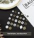 JIALEEY 130PCS Steampunk Gears Charms, Antique Bronze and Silver Assorted Steampunk Gears Charms Pendant Clock Watch Wheel Gear DIY for Jewelry Making Crafting