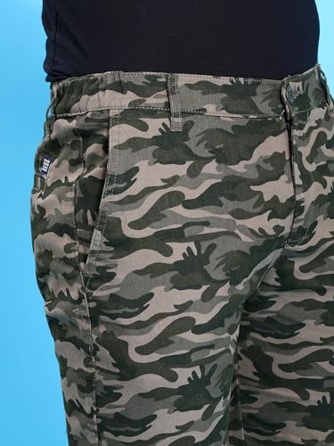 Image of The Indian Garage Co Men Slim Fit Solid Mid-Rise Woven Shorts