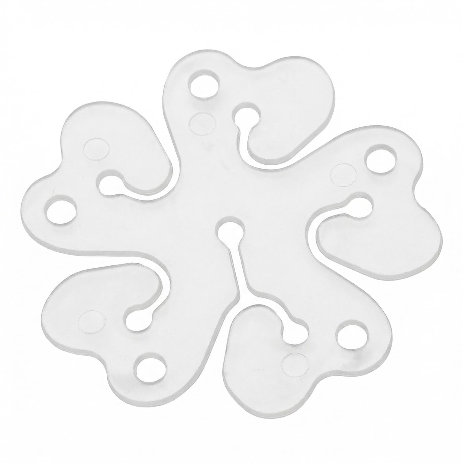 Asltw Balloon Flower Clips, 30 Pack Clear Balloon Decorating Holders