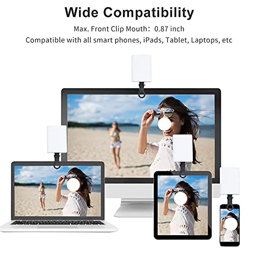 GFDFD Selfie LED Lampe Dimmable Selfie Light 3200K 5600K pour Smartphone Vidéo Live Remplissage Lumière Maquillage Lampe Night Light - Image 3
