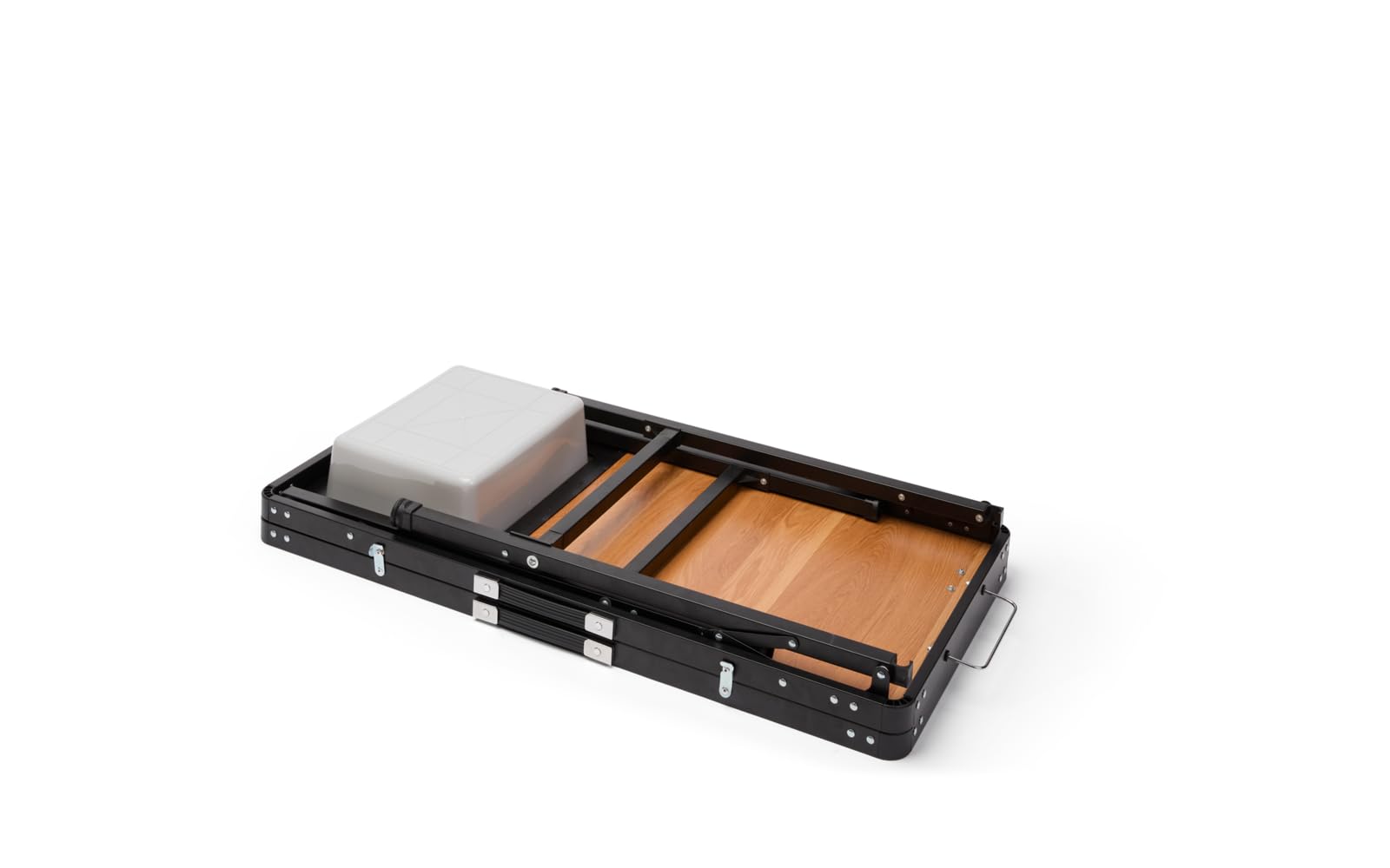 camp LIFE Capri Küchenbox | Campingschrank Campingküche Reiseküche faltbar mit Aluminiumgestell | Outdoor Küchenschrank Camping Küche Miniküche für Vorzelt inkl. Tragetasche