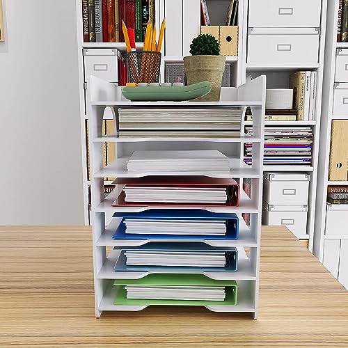 Archivador de documentos A4 con 7 baldas de PVC para clasificar cartas 6