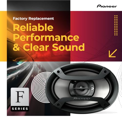 Image of Pioneer F-Series TS-F1035R 4 inch 2-Way Coaxial Car Speakers 150W Max