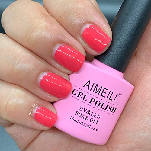 Esmalte en gel UV LED AIMEILI Tropix Tropical Punch 10ml miniatura 4