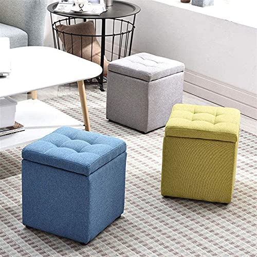 Tabourets de canapé pour balcon et entrée en tissu gris - 4