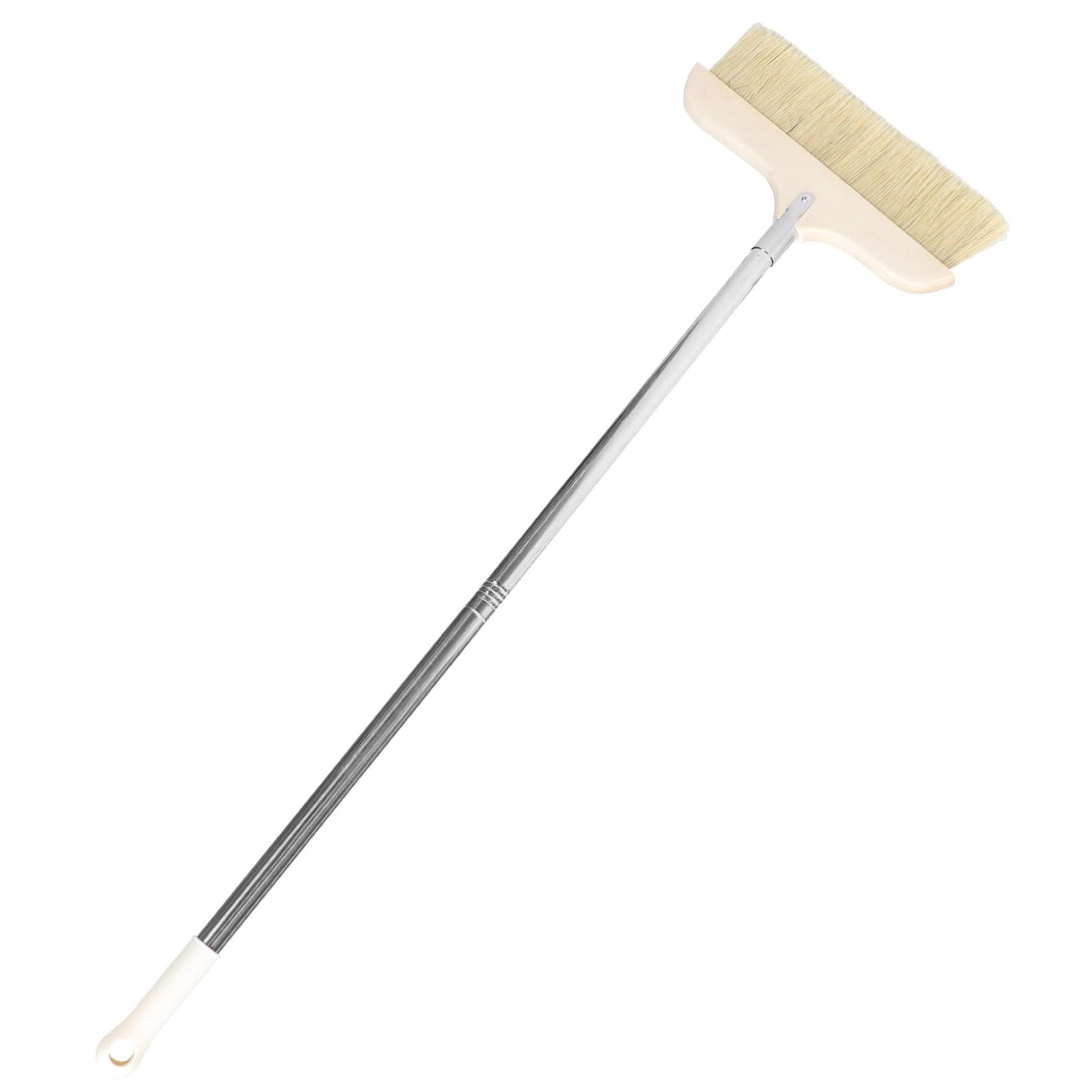 IWOWHERO Indoor Dust Broom Extendable Handle Telescopic Sweeper Broom for Hardwood Floors