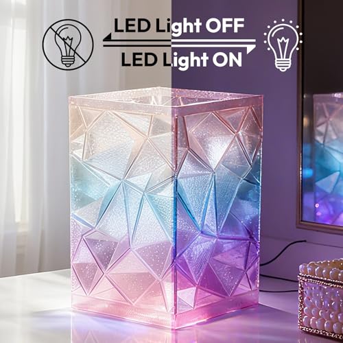 Image of AMOLEN Rainbow Translucent PLA Filament 1.75mm, Transparent 3D Printer Filament, Crystal PLA Nebula Glaze, NO-Tangle & Low Warping, Spool 1KG, Dimensional Accuracy + /-0.02 mm, Fit Most FDM 3D Printers