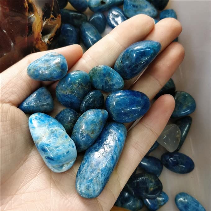 Apatite graviers fleur pierre précieuse naturelle verte décorations 200g