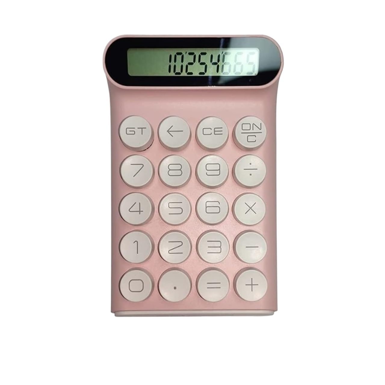 Kalkulator Biura Przenośny Kalkulator 20 Klawiszy Wielofunkcyjny 10 Cyfrowych Kalkulatorów LCD Do Nauczania Uczniów Artykuły Biurowe(Pink)