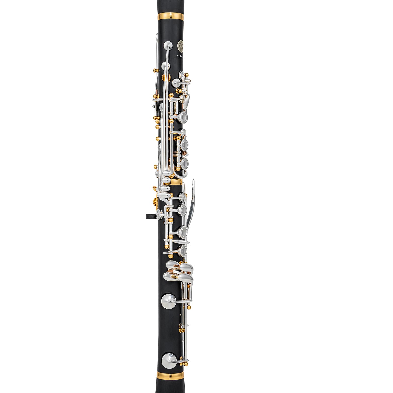 Clarinete soprano CG-S7 Bb con mecanismo de meseta y agujeros cubiertos, 17 llaves de níquel plateado, cuerpo ABS, postes dorados, ideal para saxofonistas, manos pequeñas y discapacitados