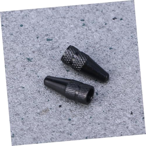 12 piezas de tapas de válvula francesa negras de aleación de aluminio para neumáticos de bicicleta, antióxido, con sellado, compatibles con bicicletas de montaña y de carretera, fáciles de instalar miniatura 7