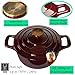 La Cuisine Enameled Cast Iron Dutch Oven Casserole Pot with Lid 6.5 QT 11