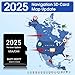 Navtimi 2025 Latest Navigation SD Card Update Compatible for Toyota Tacoma,RAV4,Highlander,4Runner,Tundra, Camry,Sienna,Avalon,Prius,Corolla Accessories- GPS Navigation Map SD Card Update USA/Canada