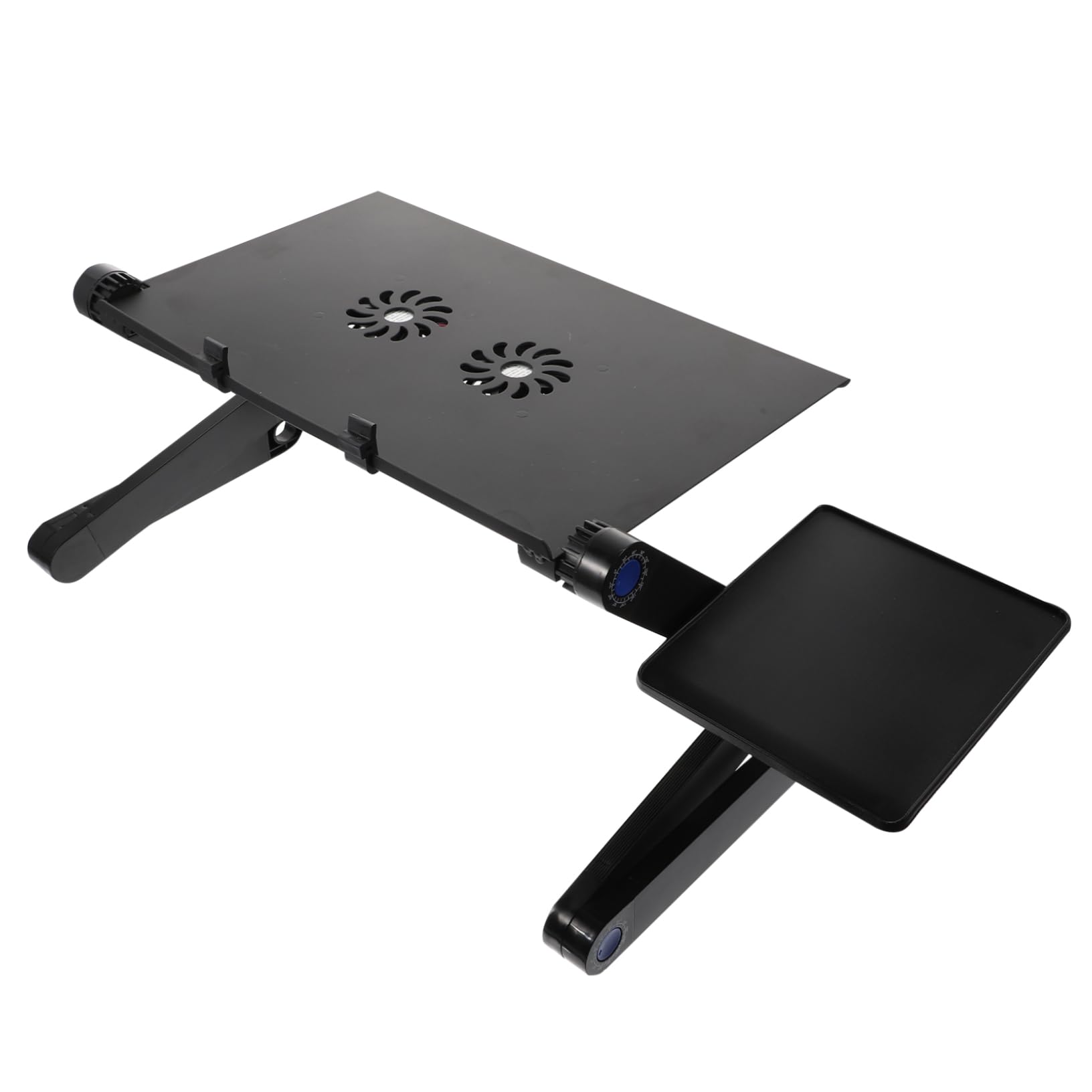 Support Ordinateur Portable Aluminium avec Ventilateur Pliable et Ergonomique pour Bureau et Compatible avec Laptops