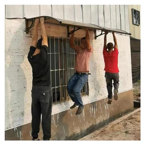 Auvent d'extérieur imperméable avec housse polycarbonate pour auvent de porte - 7