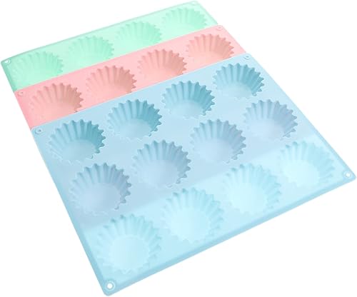 Miniatura 3 de HEMOTON 6 Pcs Cake Mold Molds Jelly Candy Cookie Stencils Gummy Molds Silicone Chocolate Molds Molde De Para Resina Silicone Mold for Baking Biscuit