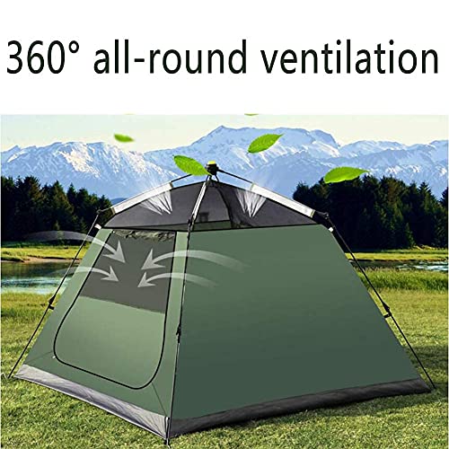 Tente camping double couche imperméable abri extérieur