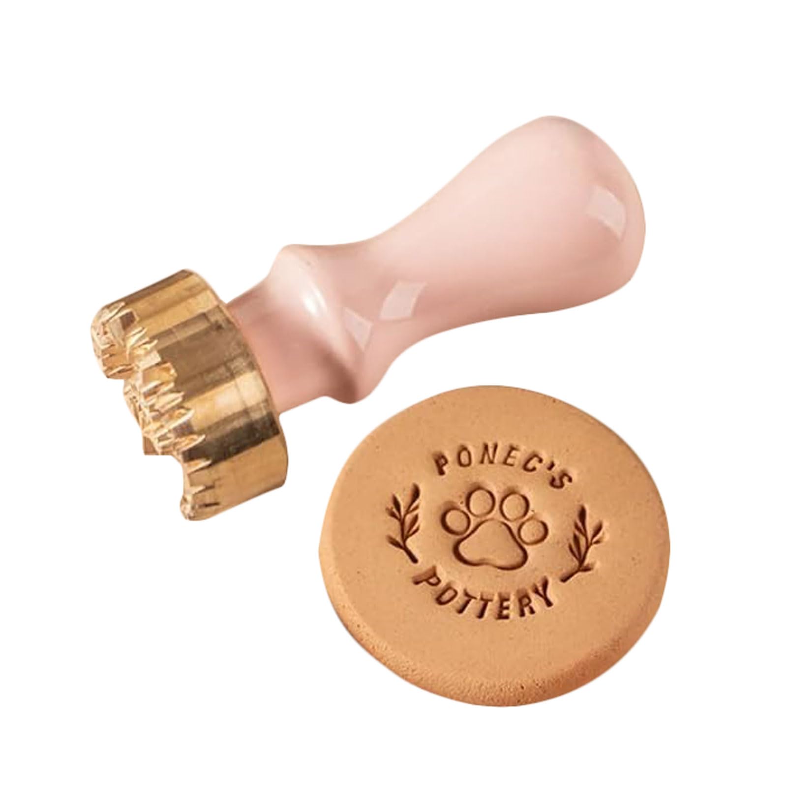 Timbro per ceramica personalizzato Timbro in argilla personalizzato Timbro per ceramica personalizzato Timbro per ceramica con il tuo logo di design Timbro per argilla Kit timbro fai da te