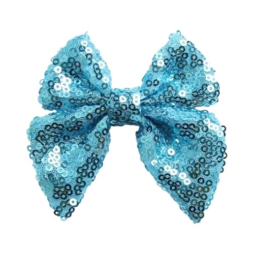 Nœuds de cheveux marin paillettes pour les coiffures de fêtes et d'école