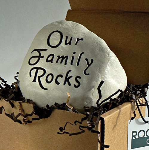 Our Family Rocks - Engraved Stone #TOP5