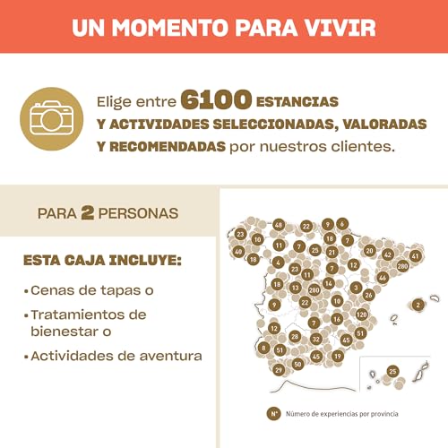 Miniatura 3 de Smartbox Caja Regalo Ilusiones Para Dos , Idea De Regalo Barato , 1 Experiencia De Bienestar, Aventura O Cena Para 2 Personas