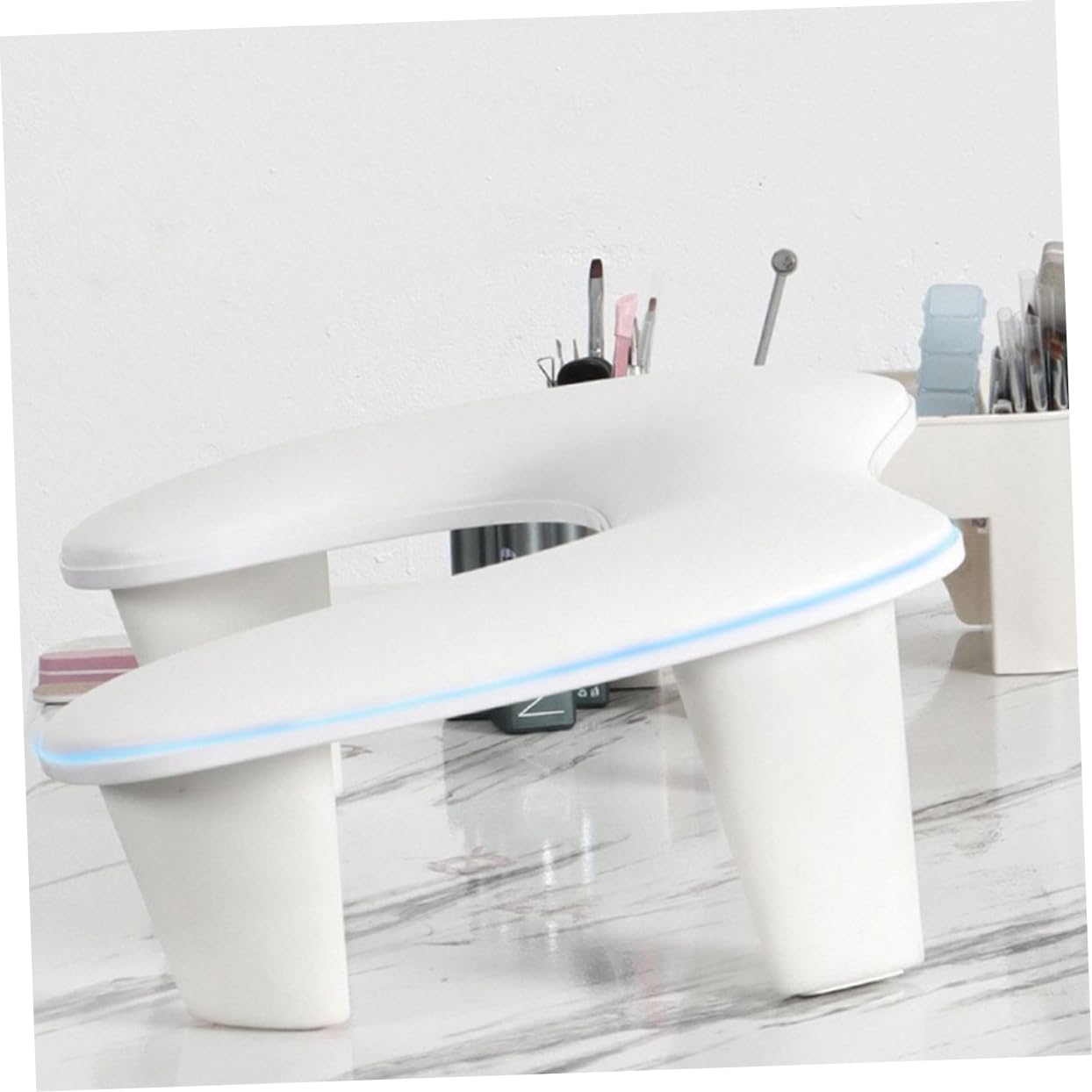 Ergonomic Nail Hand Rest Stand U-shaped Manicure Arm Rest for Nails Portable and Detachable Hand Pillow Holder