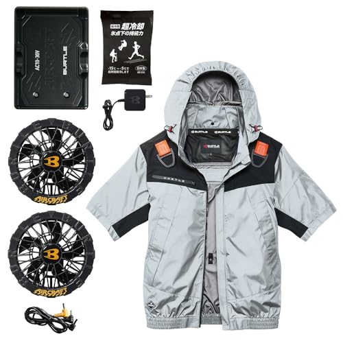 �o�[�g�� BURTLE �󒲃E�F�A AC1196 �u���b�N�t�@��×30V�o�b�e���[ �t���Z�b�g ���� �u���]��