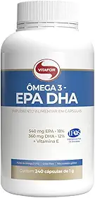 Ômega 3 EPA DHA 240 Cápsulas Vitafor 540mg EPA 360mg DHA