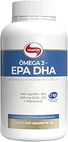 Ômega 3 EPA DHA 240 Cápsulas Vitafor 540mg EPA 360mg DHA
