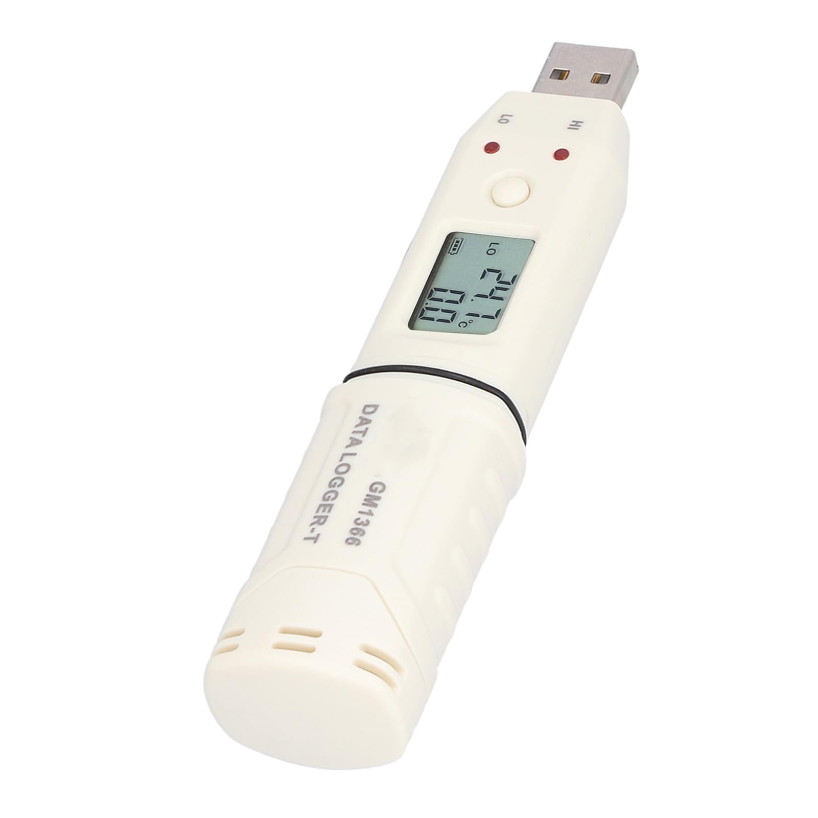 Registratore Digitale di Temperatura USB LED Registratore di Temperatura Interna con Software PC per Analisi Dati, Portatile per Laboratori Magazzini Serre