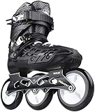 ★ DISFRUTA DEL PATINAJE: Patines en línea El ajuste perfecto, un alto nivel de comodidad y características suaves de conducción hacen que el papel ideal para patinar sobre hielo sea ideal para todos los niños entusiastas de los deportes, principiantes y patinadores avanzados.