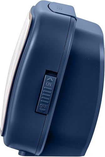 Miniatura 7 de 4.5" Vintage Retro Analog Alarm Clock, Super Silent Non Ticking Clock with Manual Light, Snooze, Battery Operated, Simply Design, for Living Room,