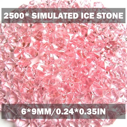 Gemas de cristal acrílico Monwssoe con efecto brillante para rellenar jarrones elegantes 6