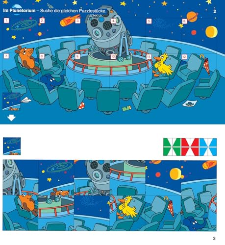 miniLÜK: Kindergarten/Vorschule Mit der Maus im Weltraum (miniLÜK-Übungshefte: Kindergarten)