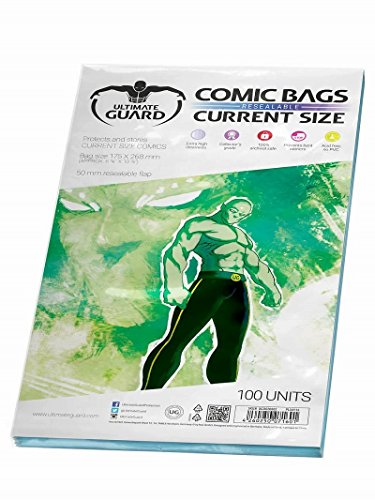 Ultimate Guard - Bolsas de Cómic Resellables, (versión en